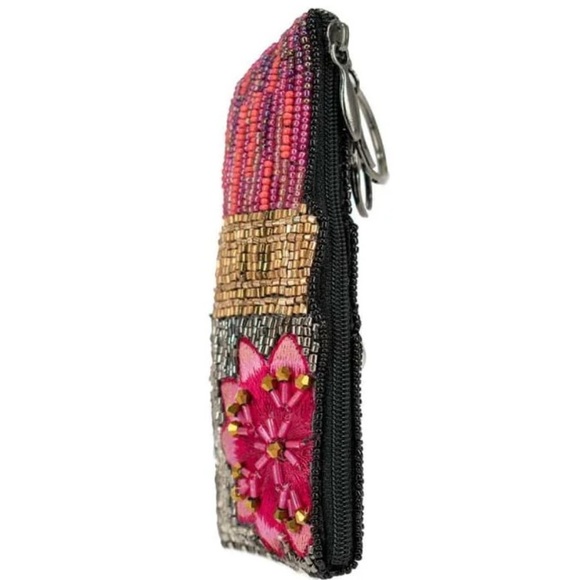 Mary Frances Beaded Coin Purse Easy Open Lobster-Claw Clasp Key Ring NWTs - Picture 10 of 14